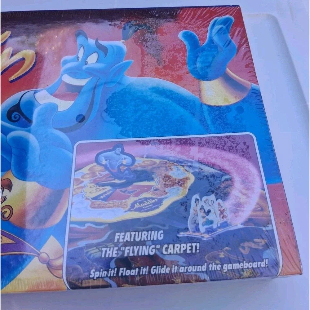 Vintage Aladdin Magic Carpet Board Game Milton Bradley 1992 Disney New Sealed